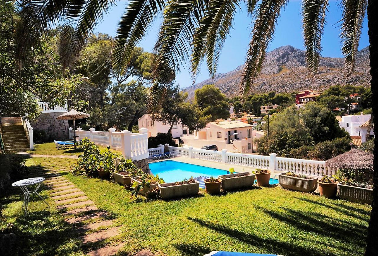 Hostal Los Pinos Cala de Sant Vicenc エクステリア 写真