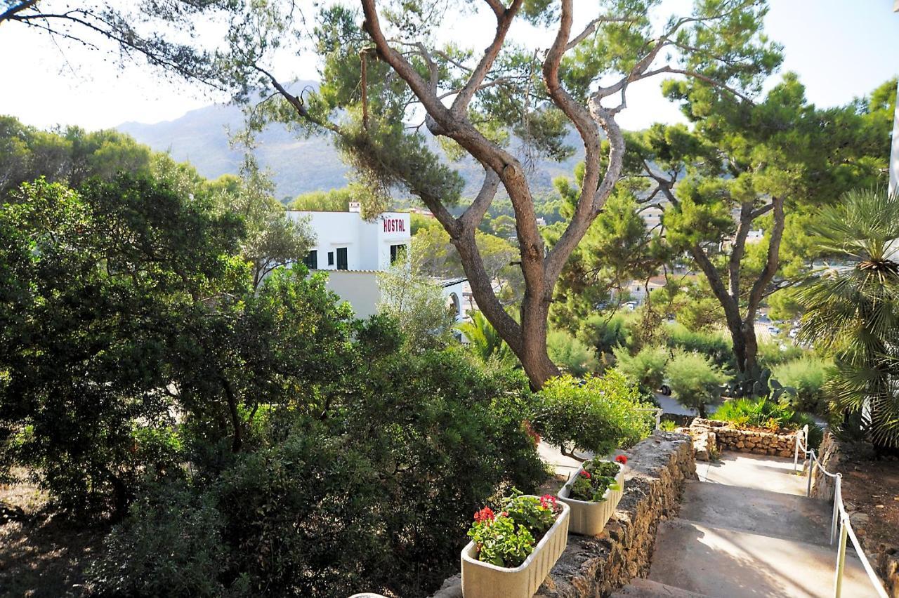 Hostal Los Pinos Cala de Sant Vicenc エクステリア 写真